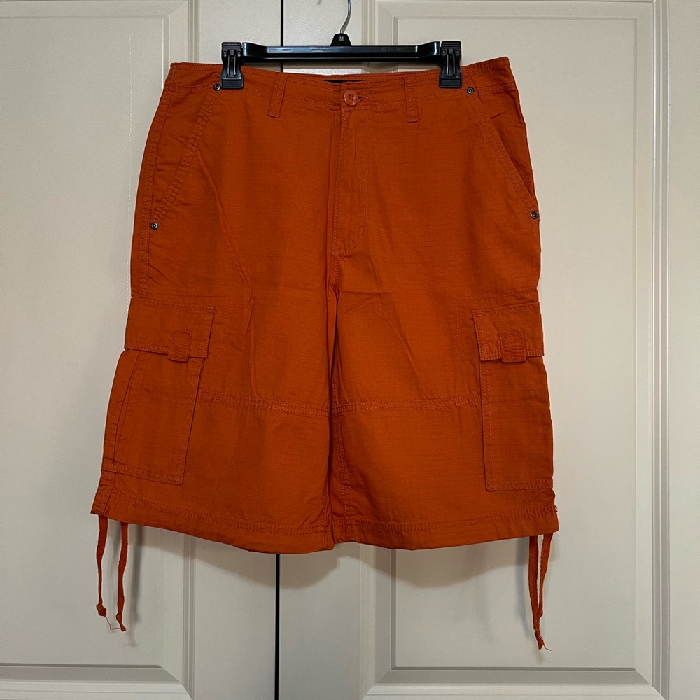 OP Men's Vibrant Orange Cargo Shorts